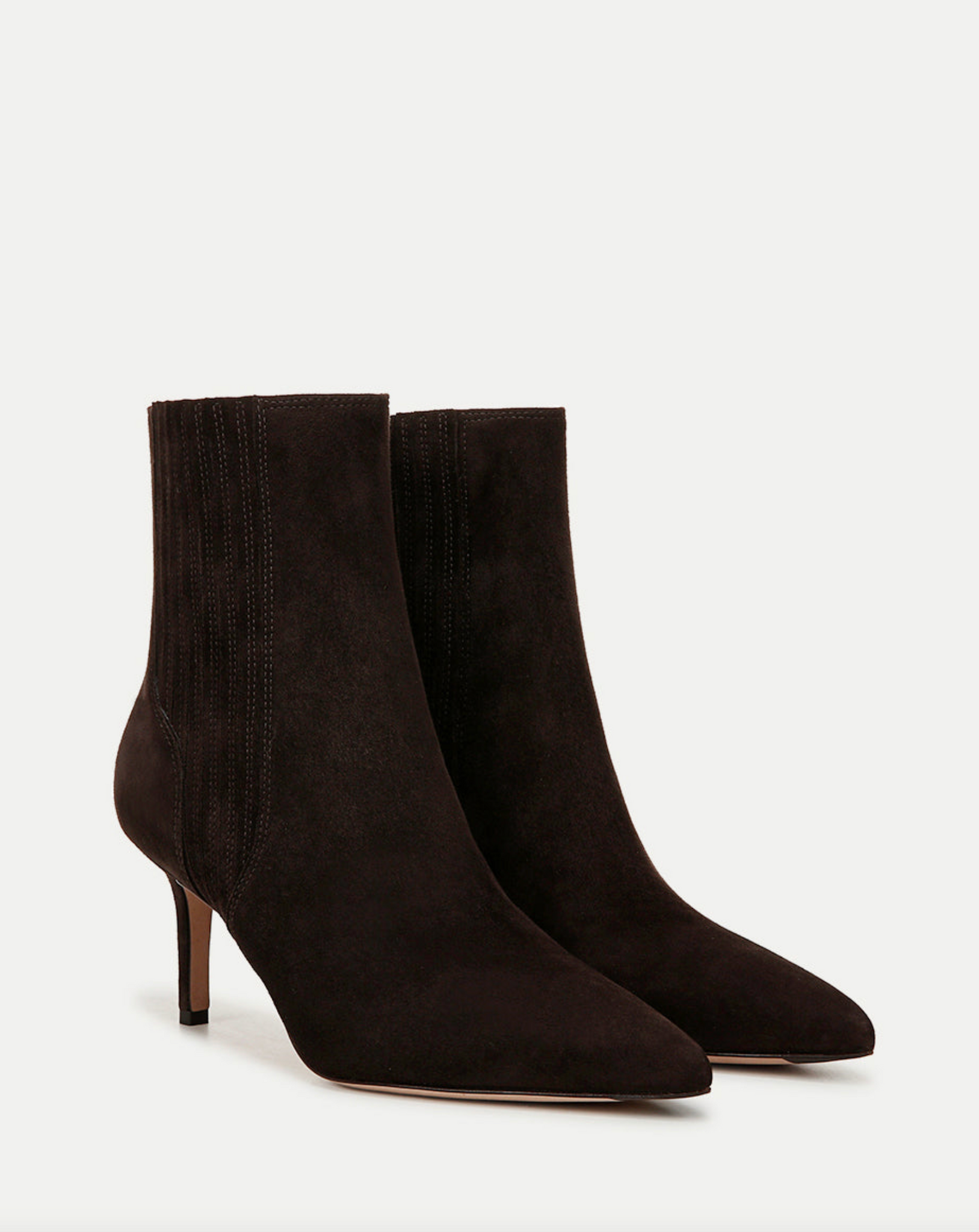 Lisa Mid-Heel Ankle Boot in Espresso