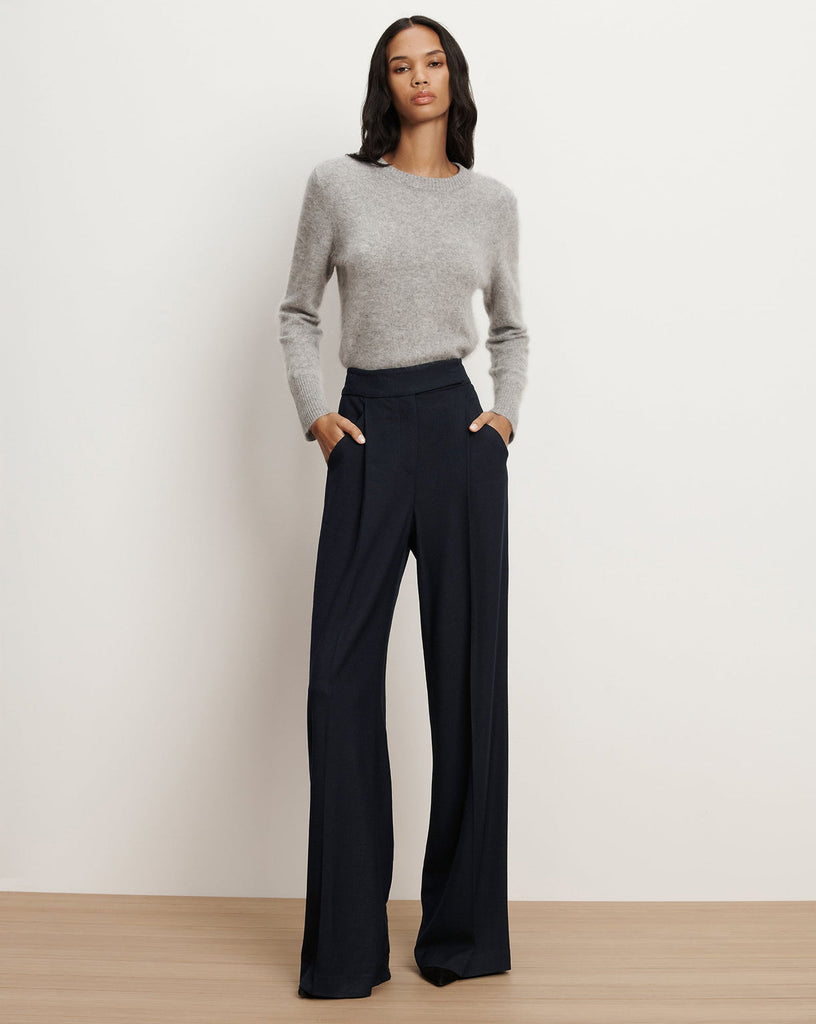Marbeau Wide-Leg Pant in Navy
