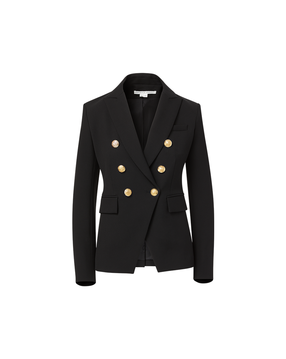 Miller Dickey Jacket in Black Gold Buttons