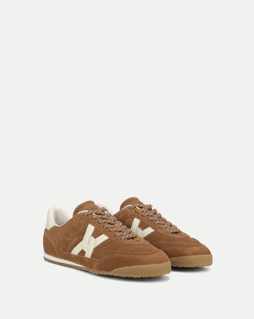 Natalia Suede Sneaker in Chestnut
