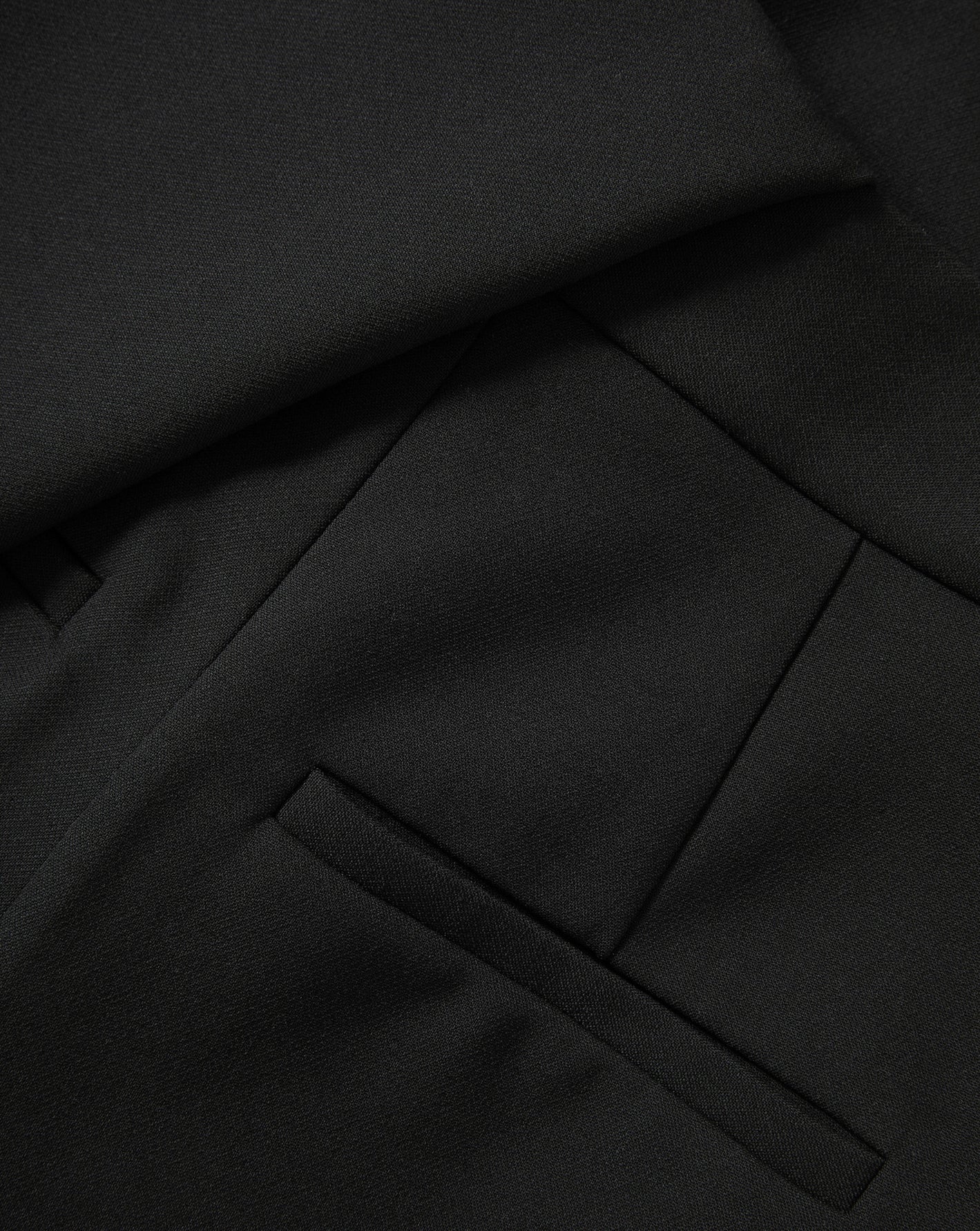 Renzo Clean Waistband Pant in Black