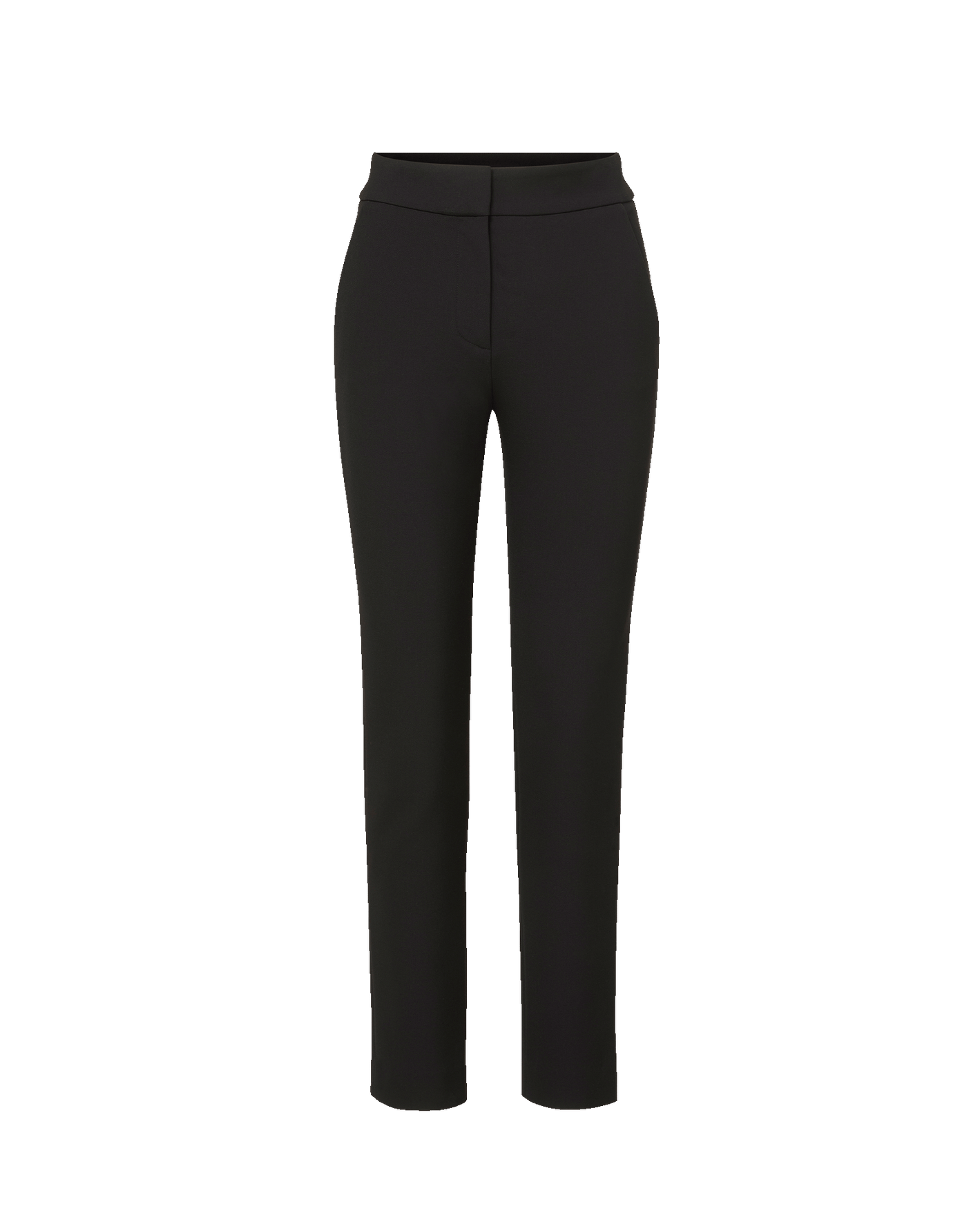 Renzo Clean Waistband Pant in Black