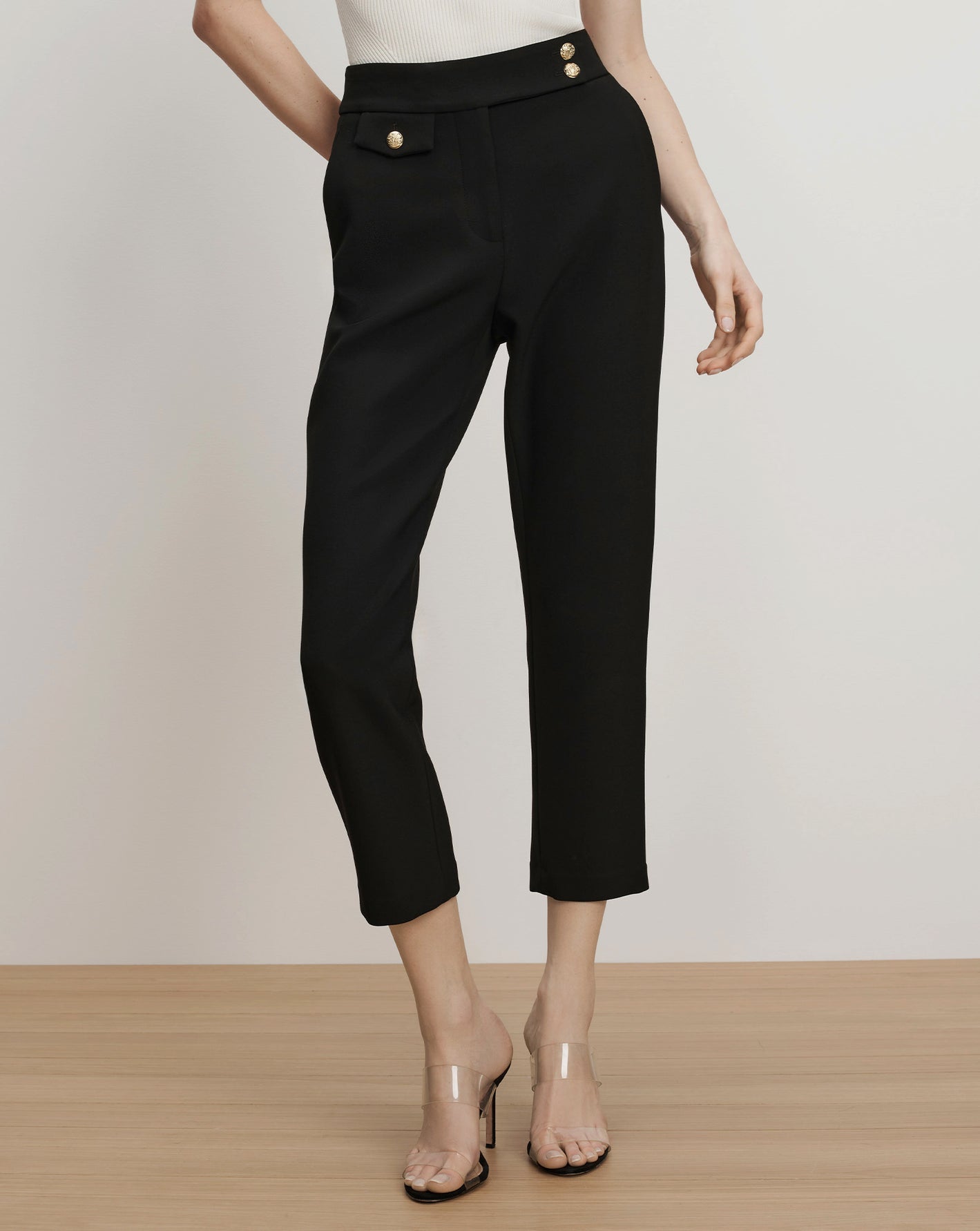 Renzo Pant in Black