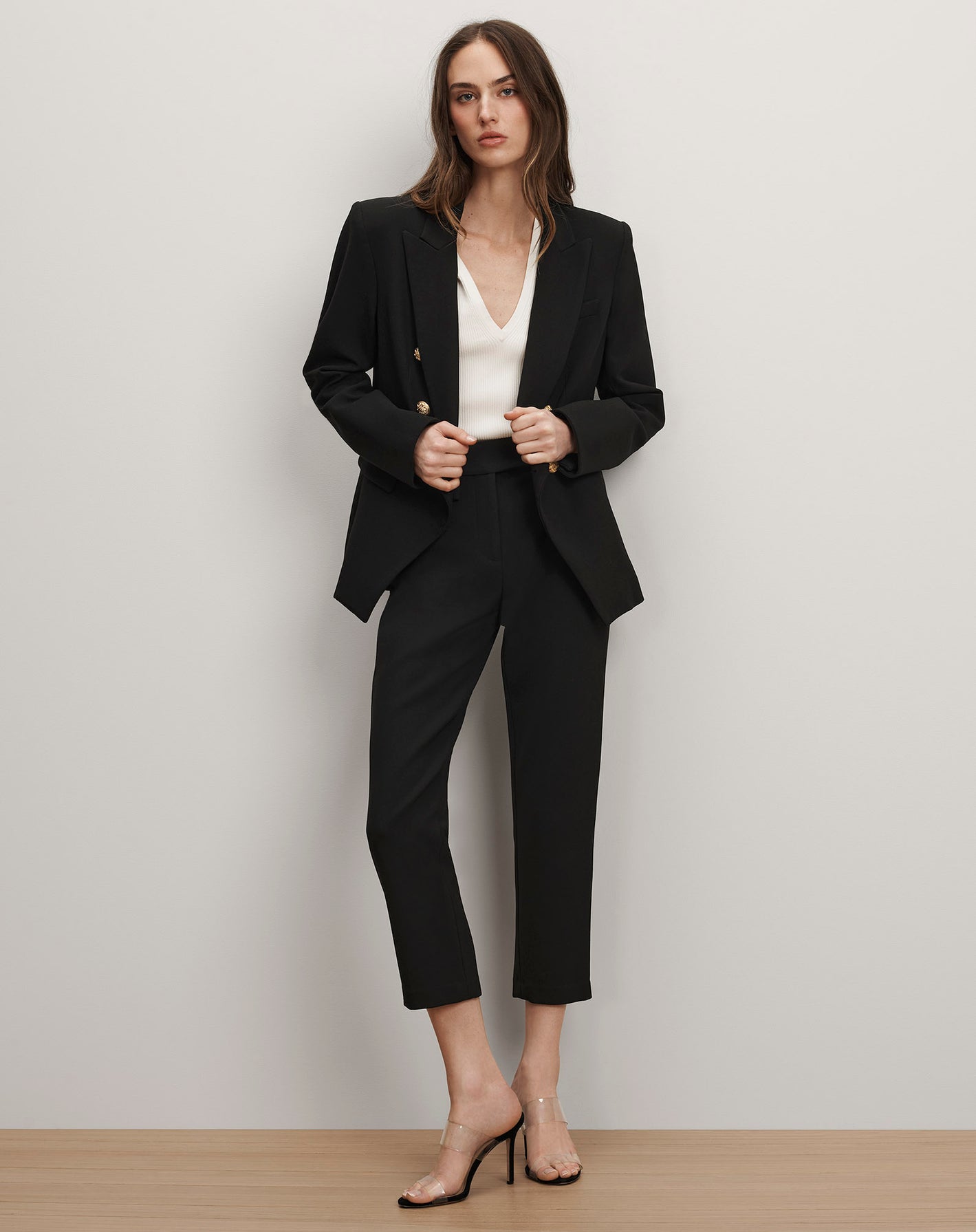 Renzo Pant in Black