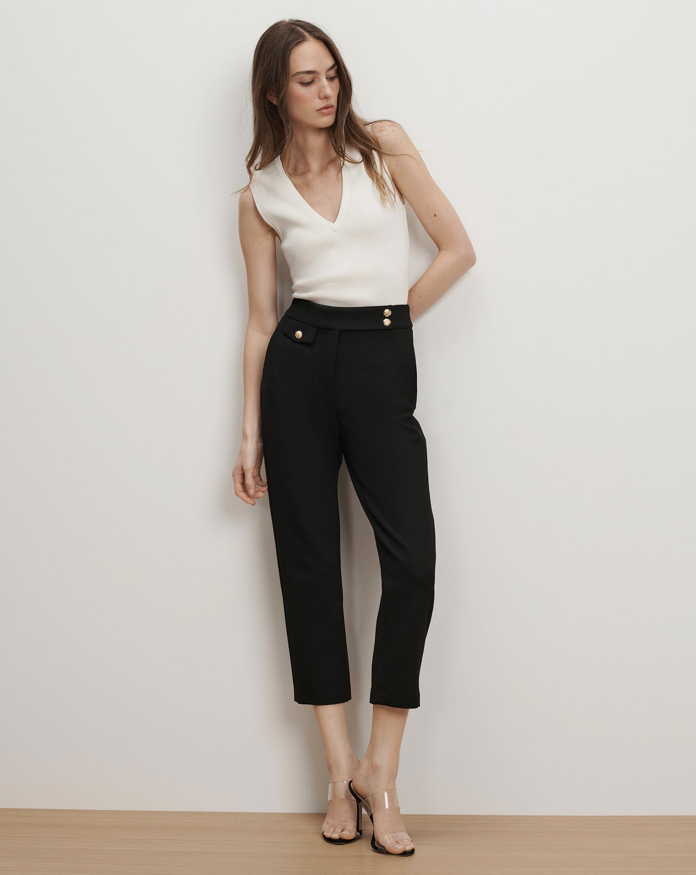 Renzo Pant in Black
