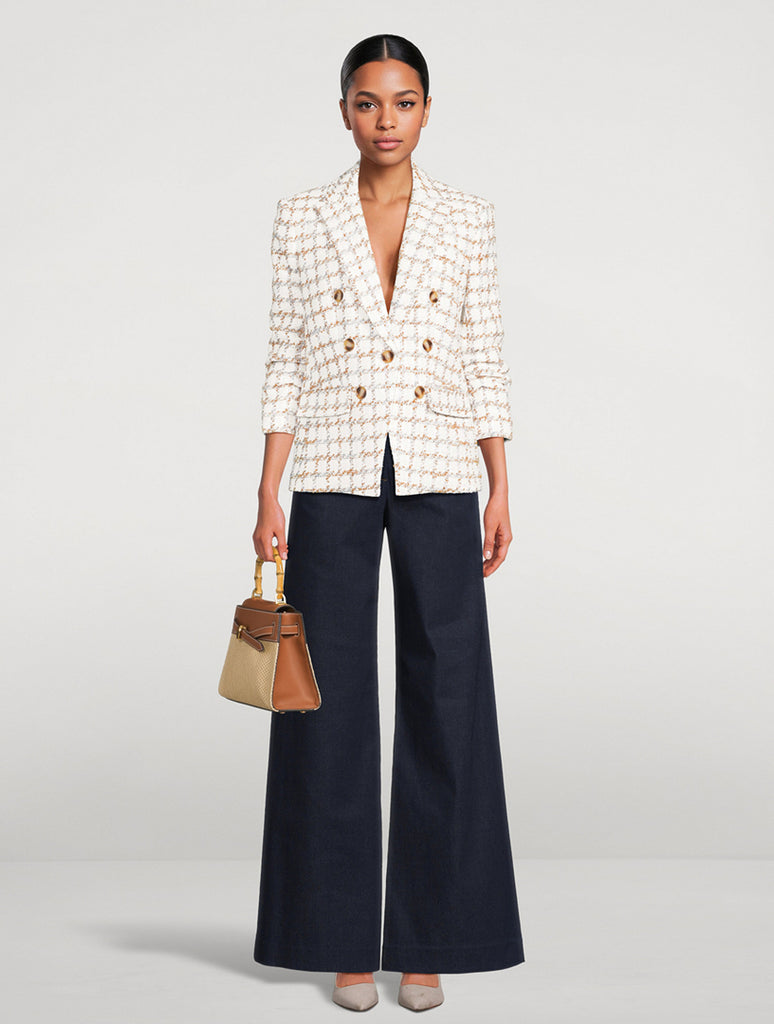 Ryland Dickey Jacket in Ecru Mutli