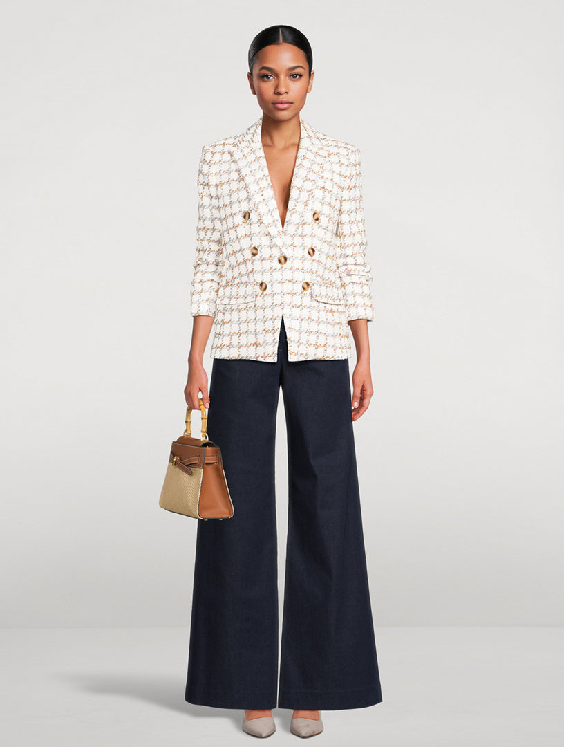 Ryland Dickey Jacket in Ecru Mutli