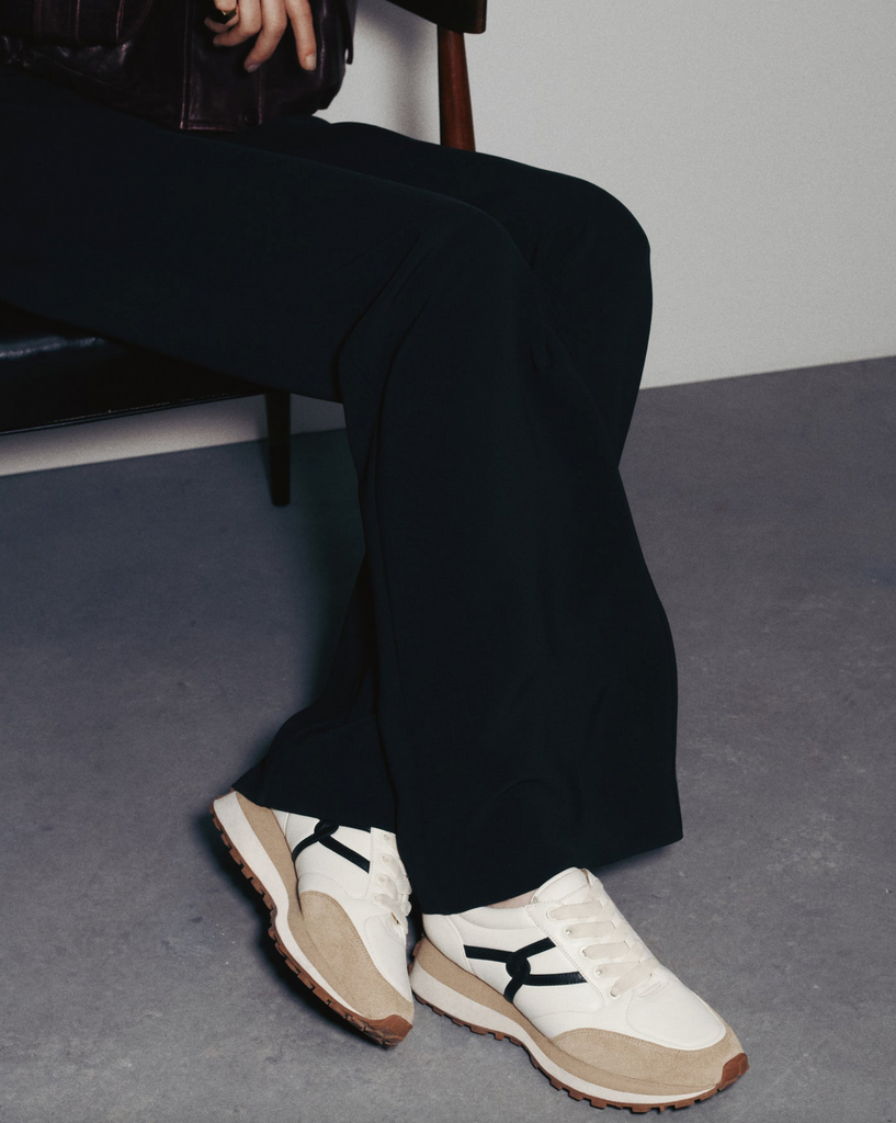 Valentina Sneaker in Coconut/Black