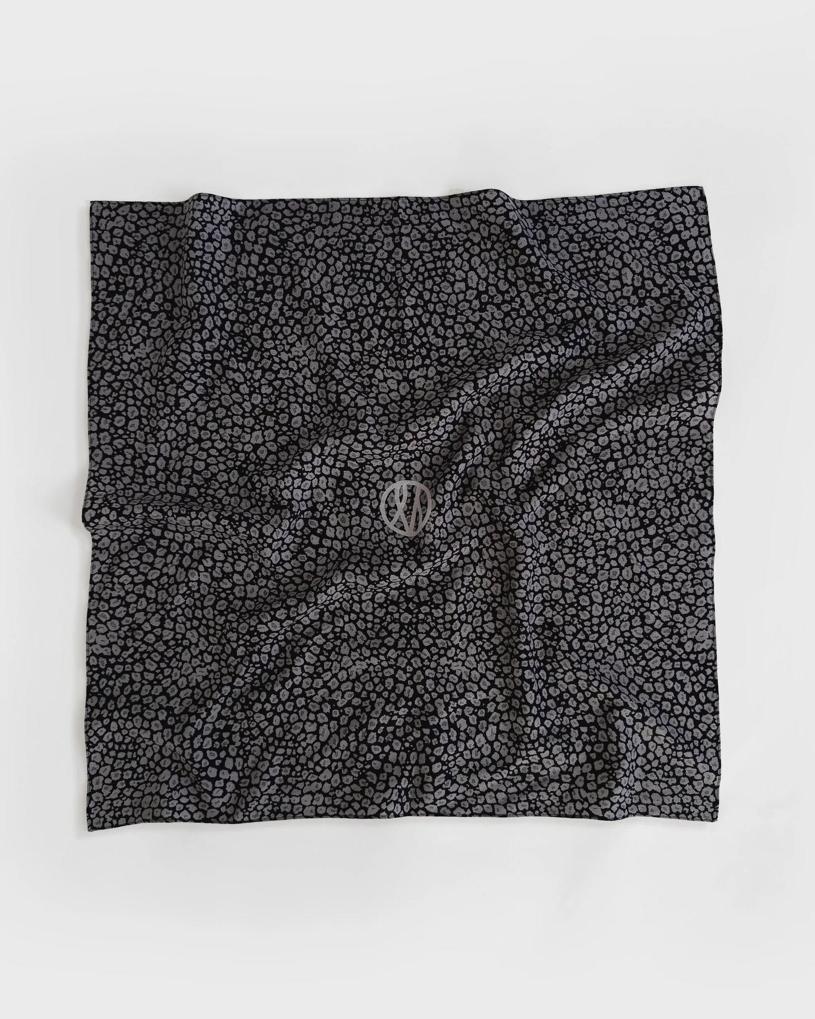 WOOL SCARF | BLACK & GREY | 65 CM