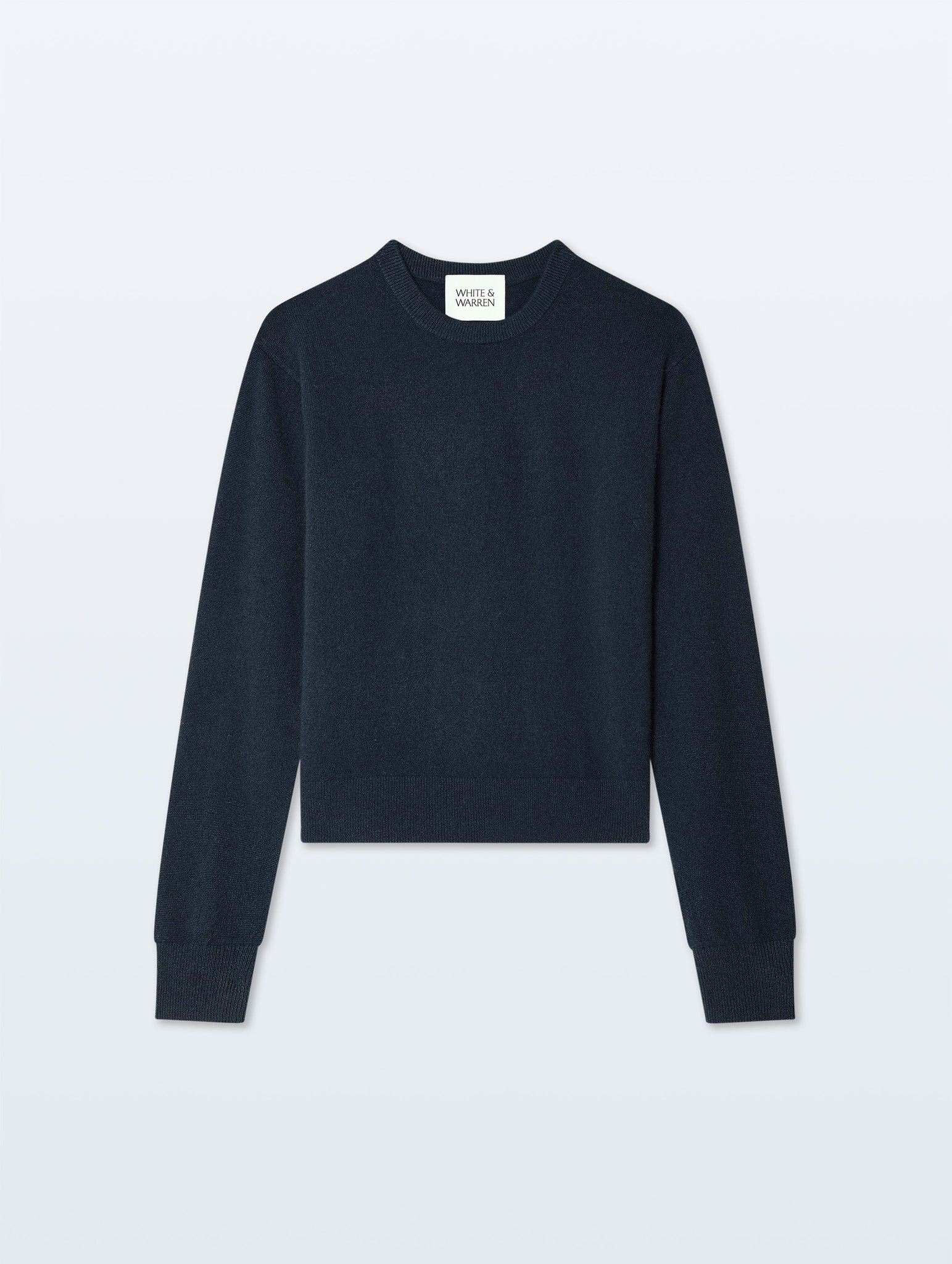 Cashmere Crew in Deep Navy