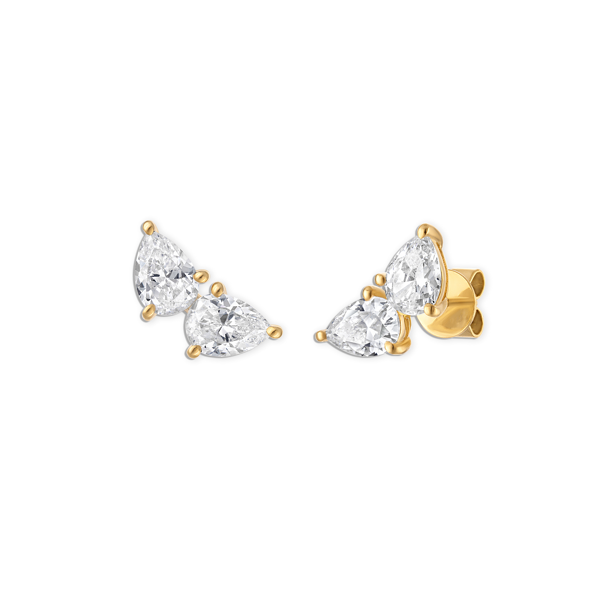 Wings Stud in Gold