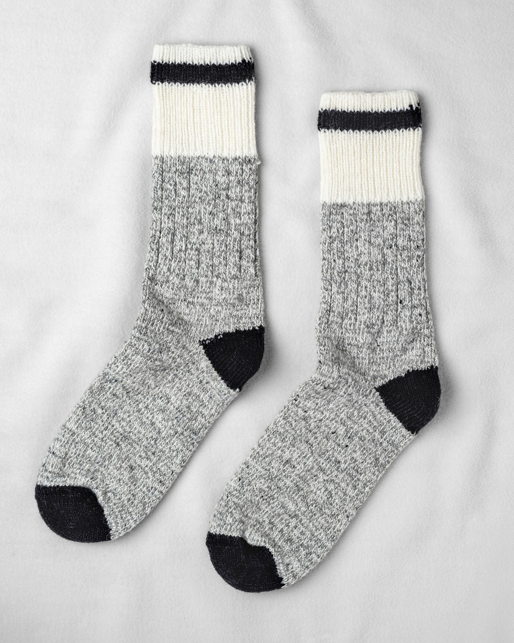 Wool Camp Socks in Black