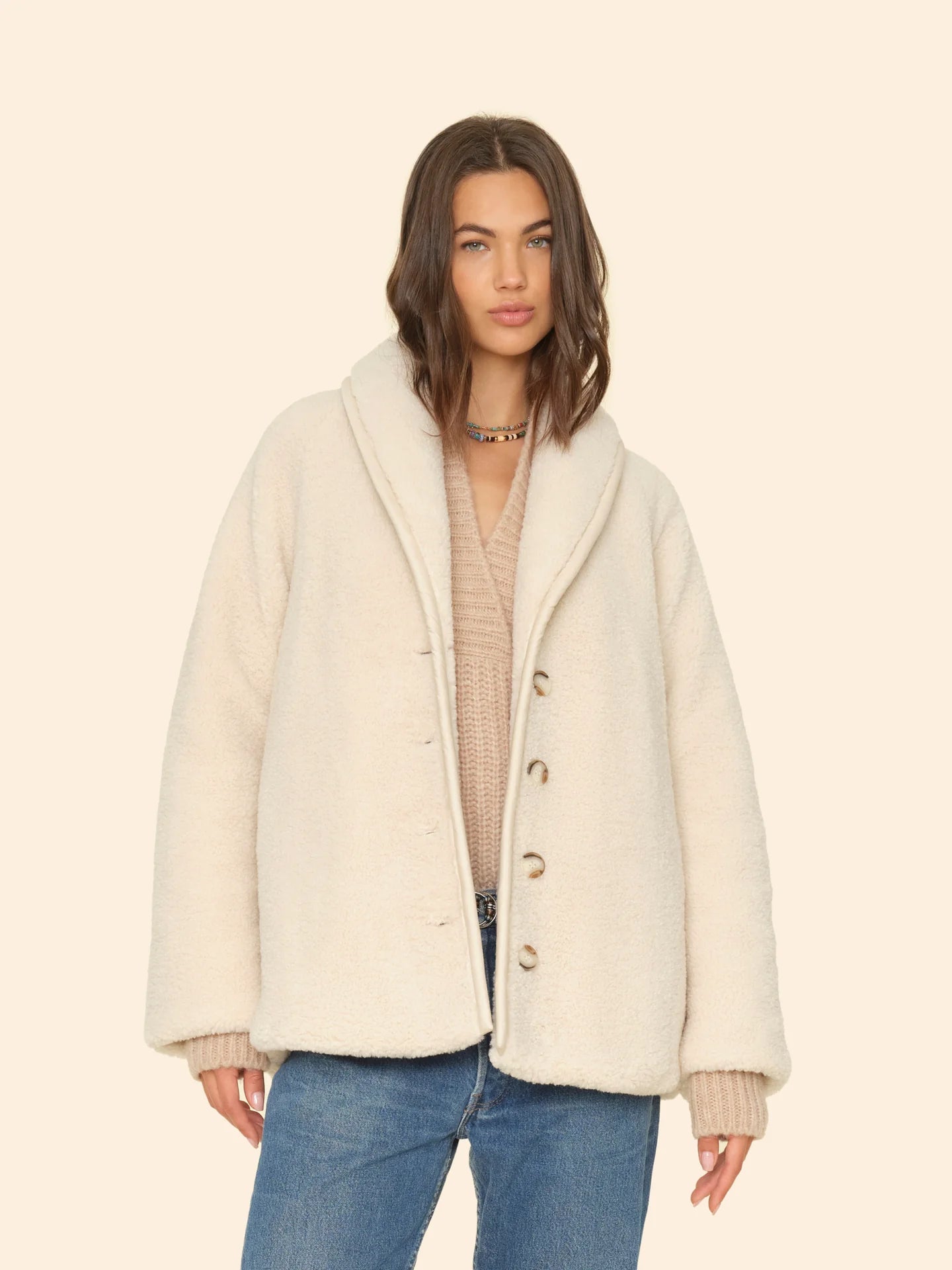 Martine Jacket in Cream