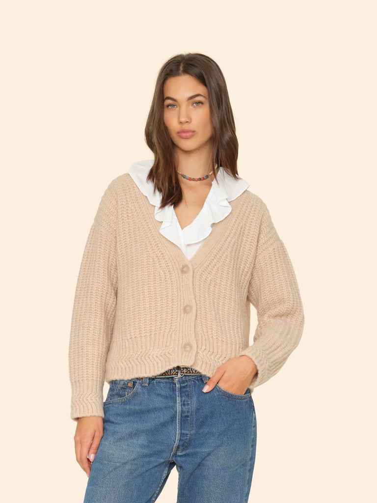 Milli Cardigan in Cream Ice