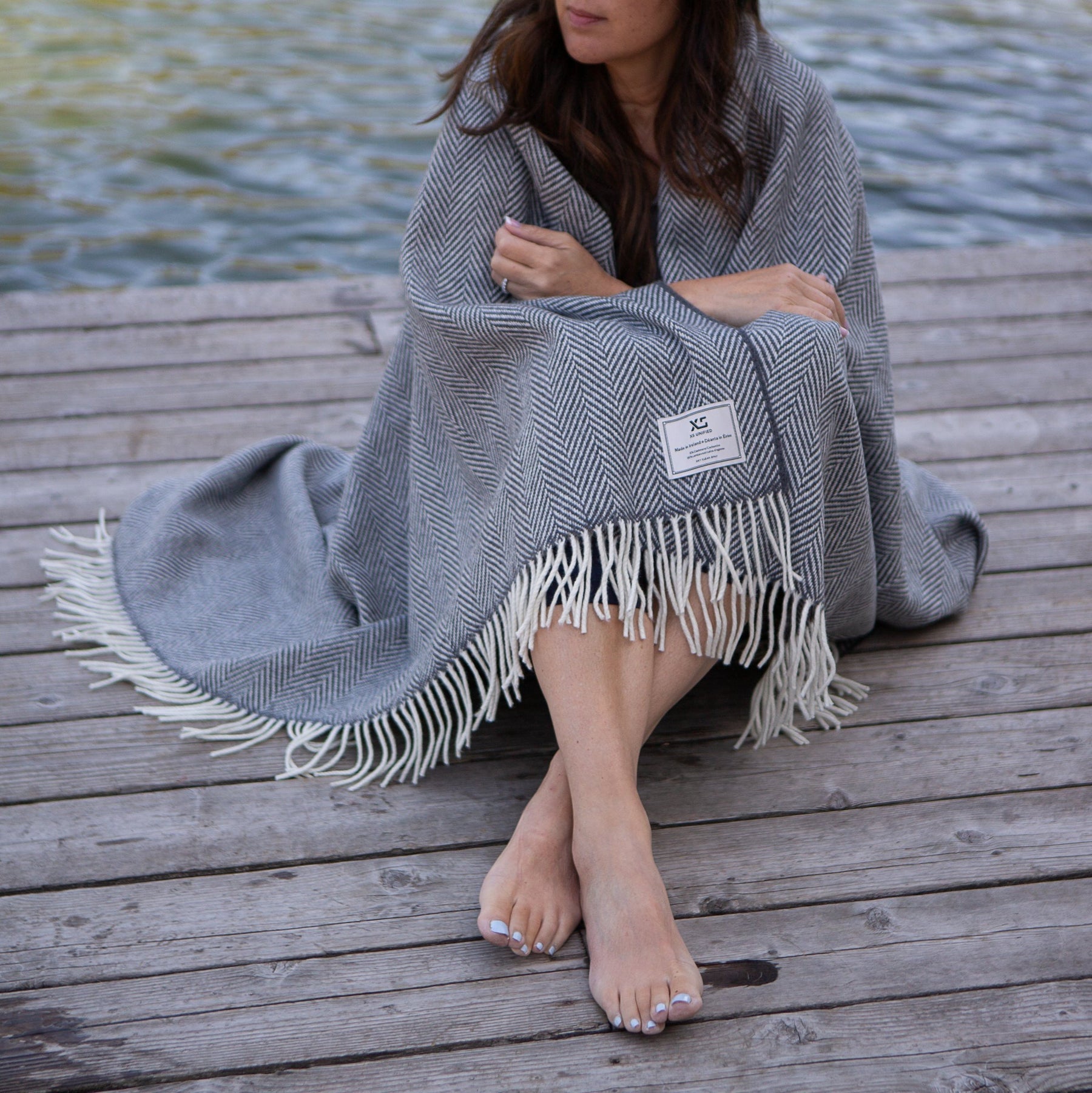 Heritage Throw in Coal