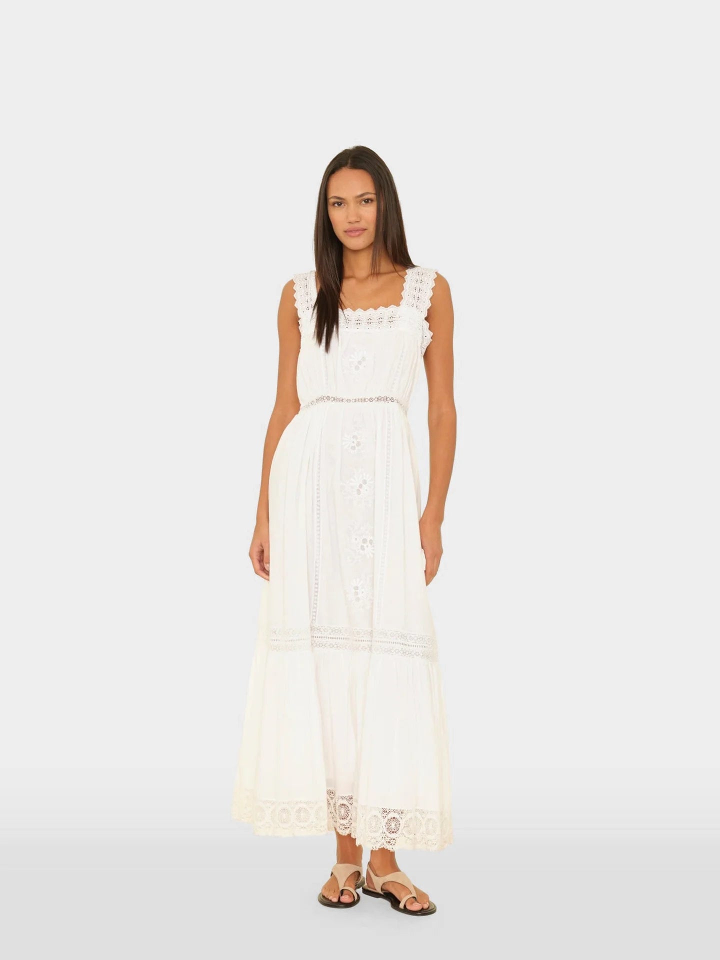 Anita Dress in White