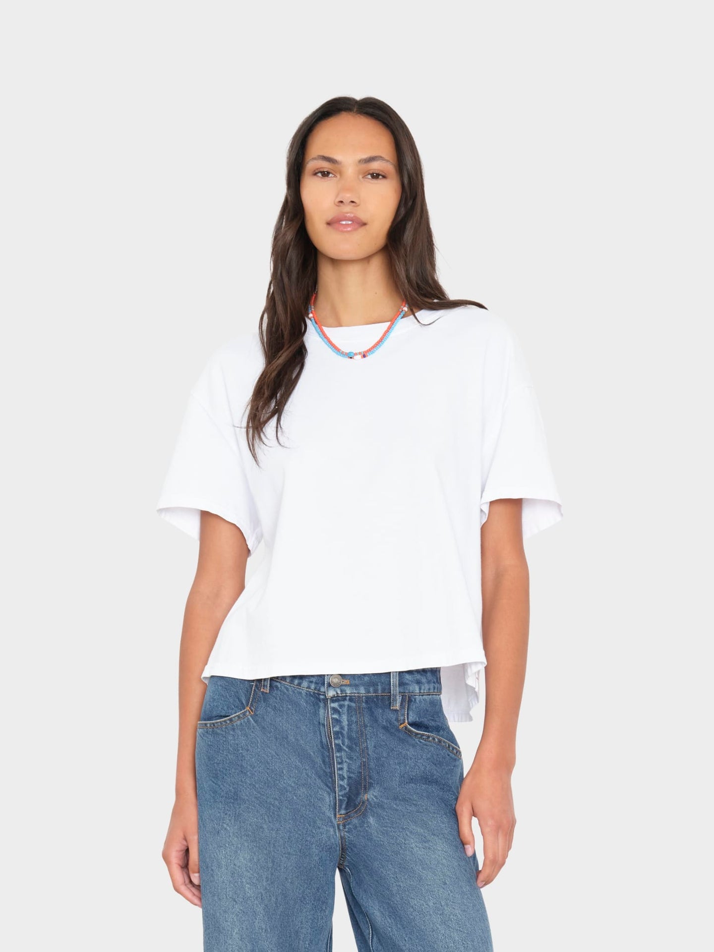 Carter Tee in White