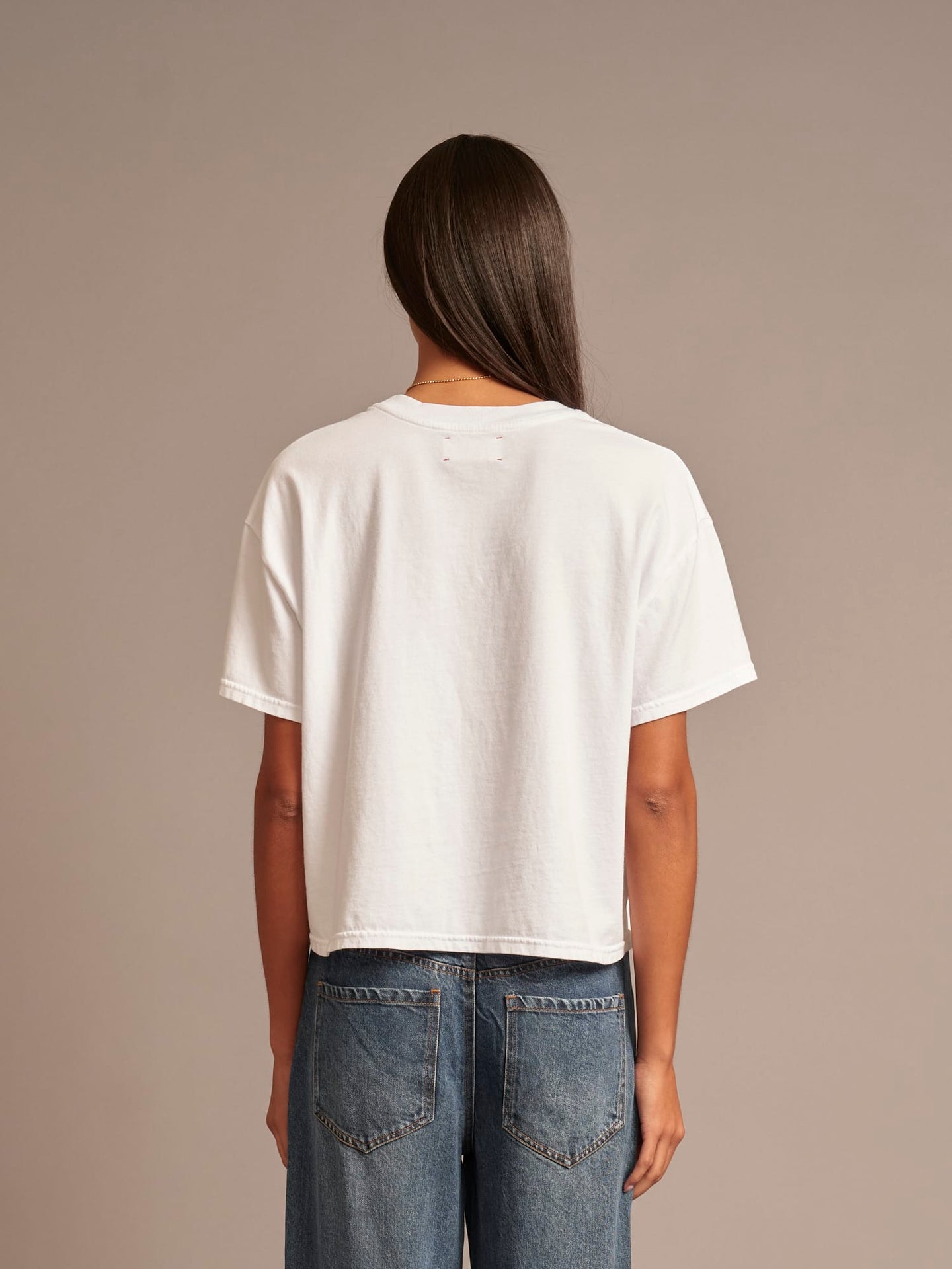 Carter Tee in White