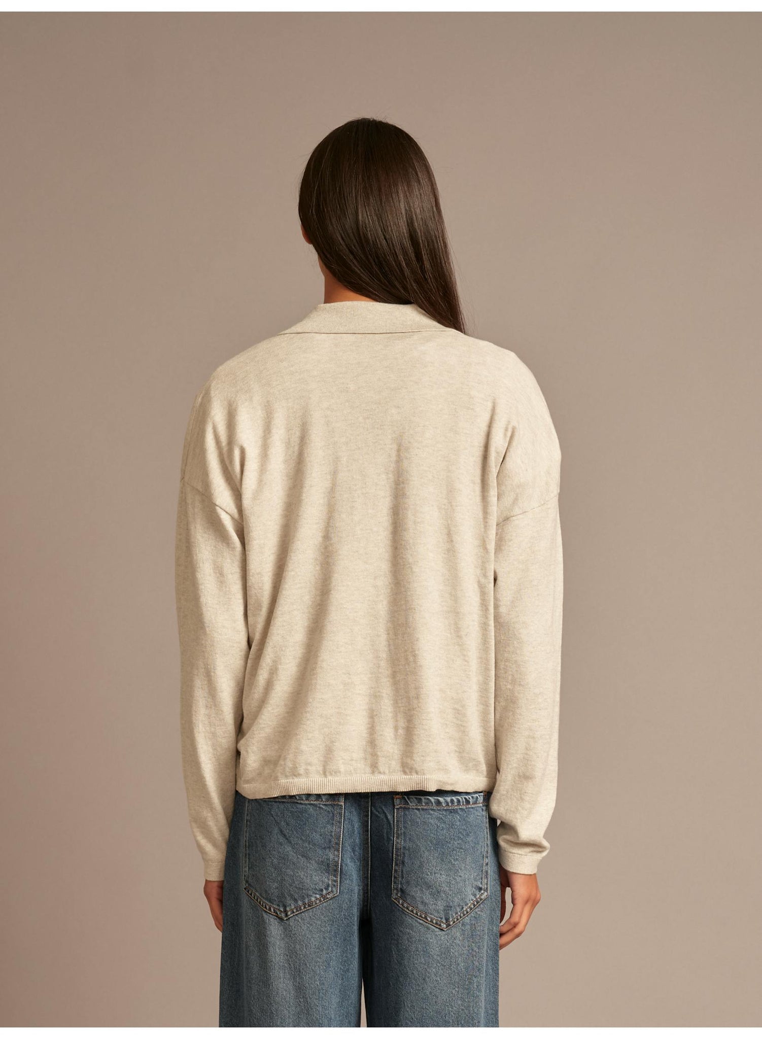Collin Sweater in Silver Smoke