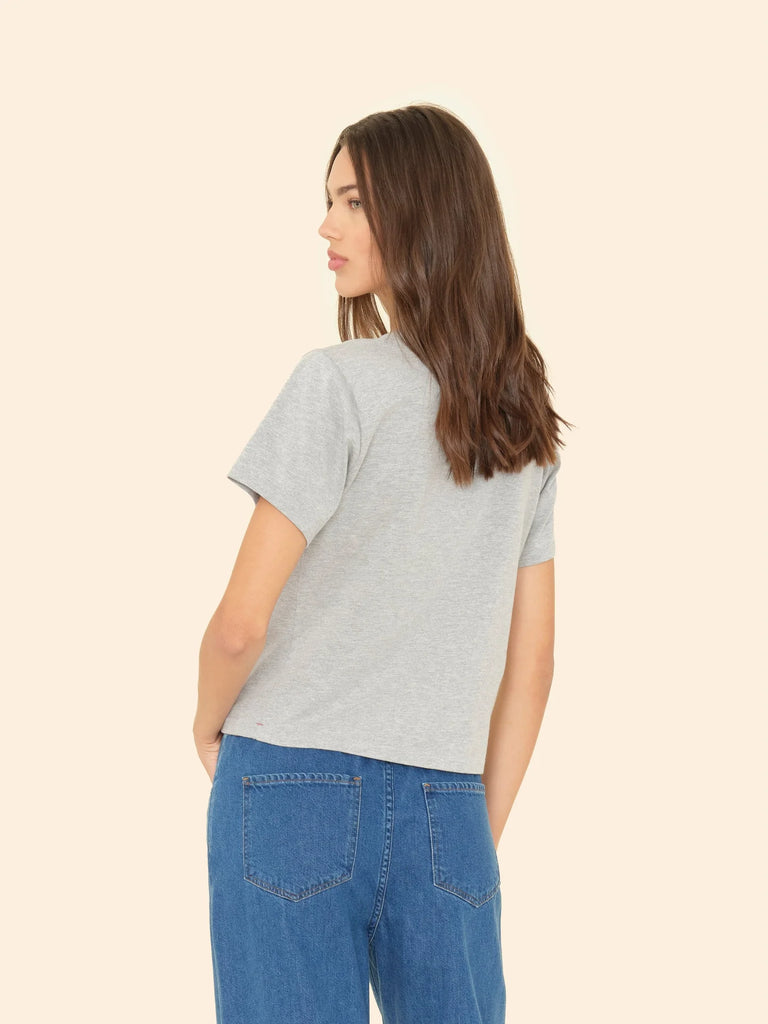 Georgy Tee in Heather Grey