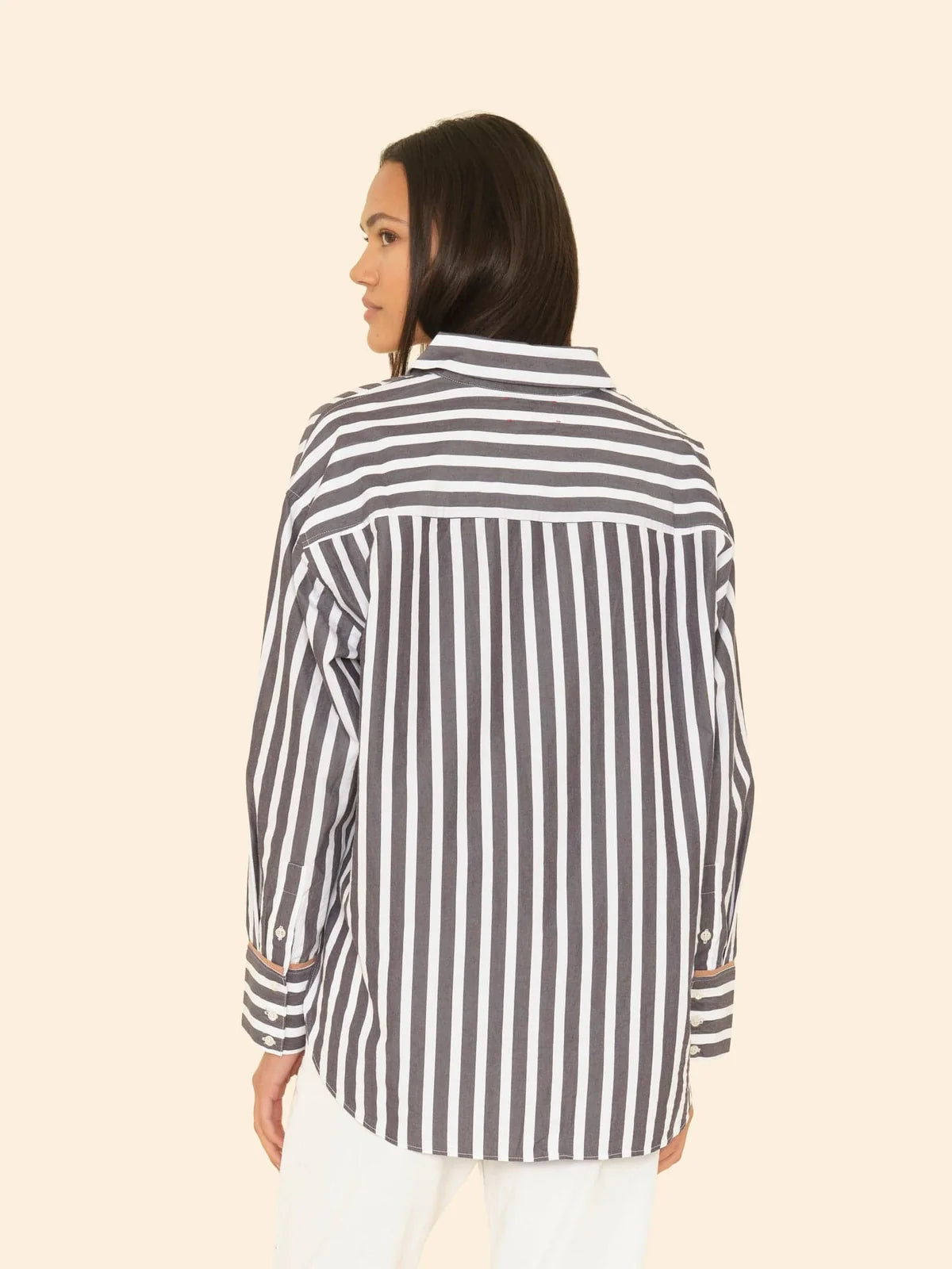 Gillian Shirt in Ink Stripe