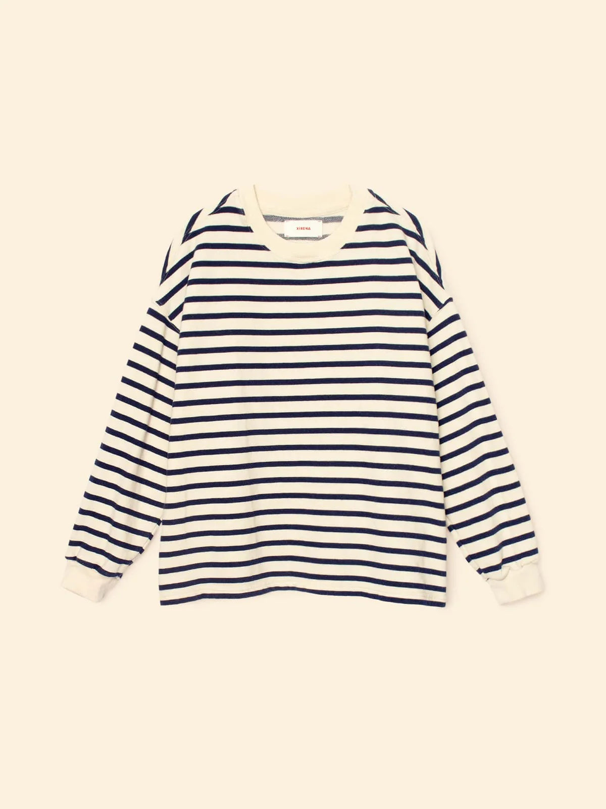 Honor Sweatshirt in Natural Stripe