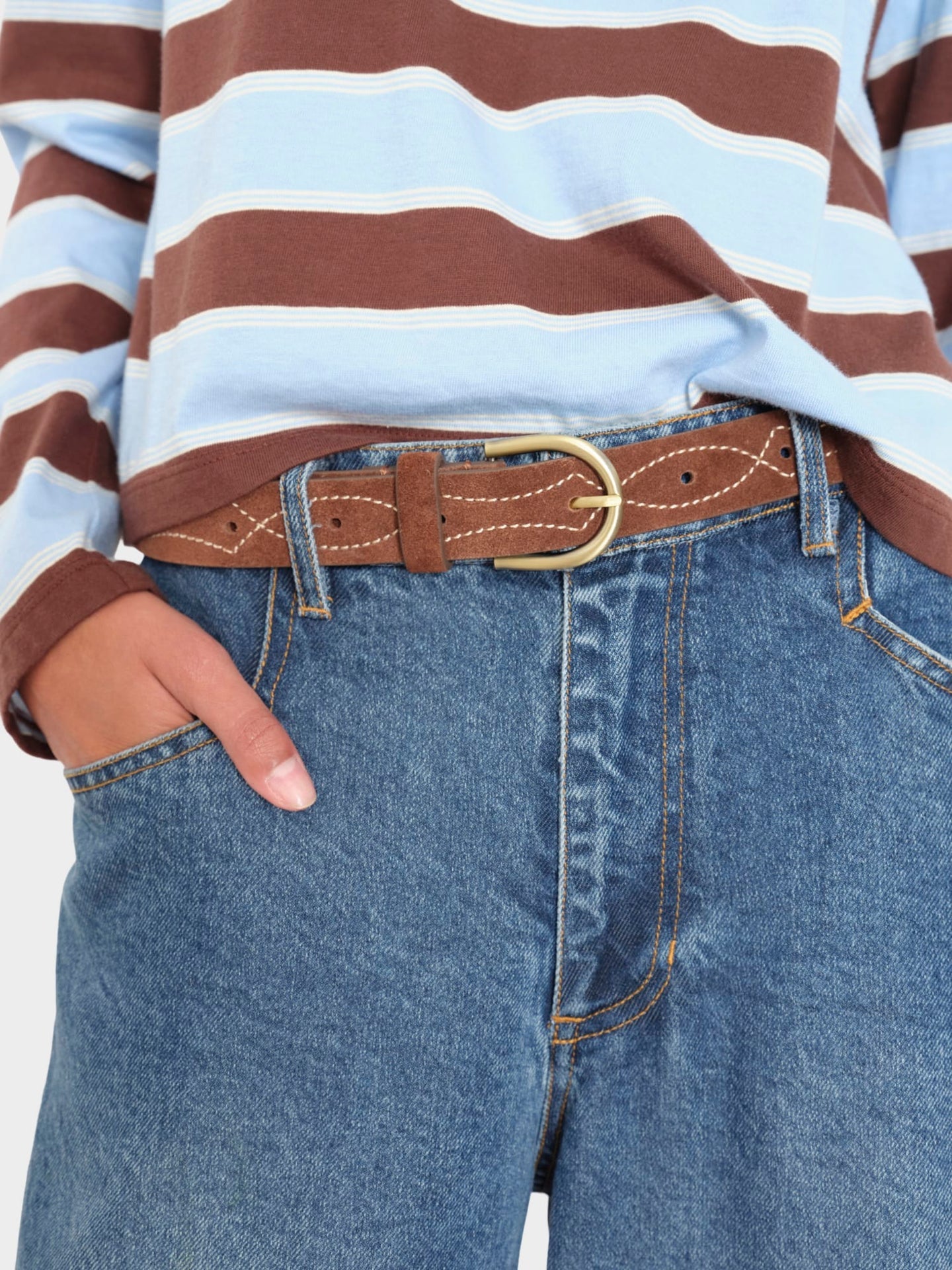 Laredo Belt in Mahogany