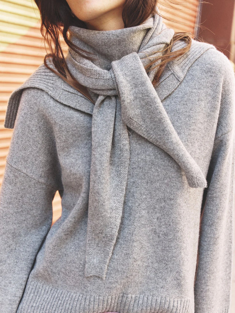 Le Petit Scarf in Flannel Grey Heather