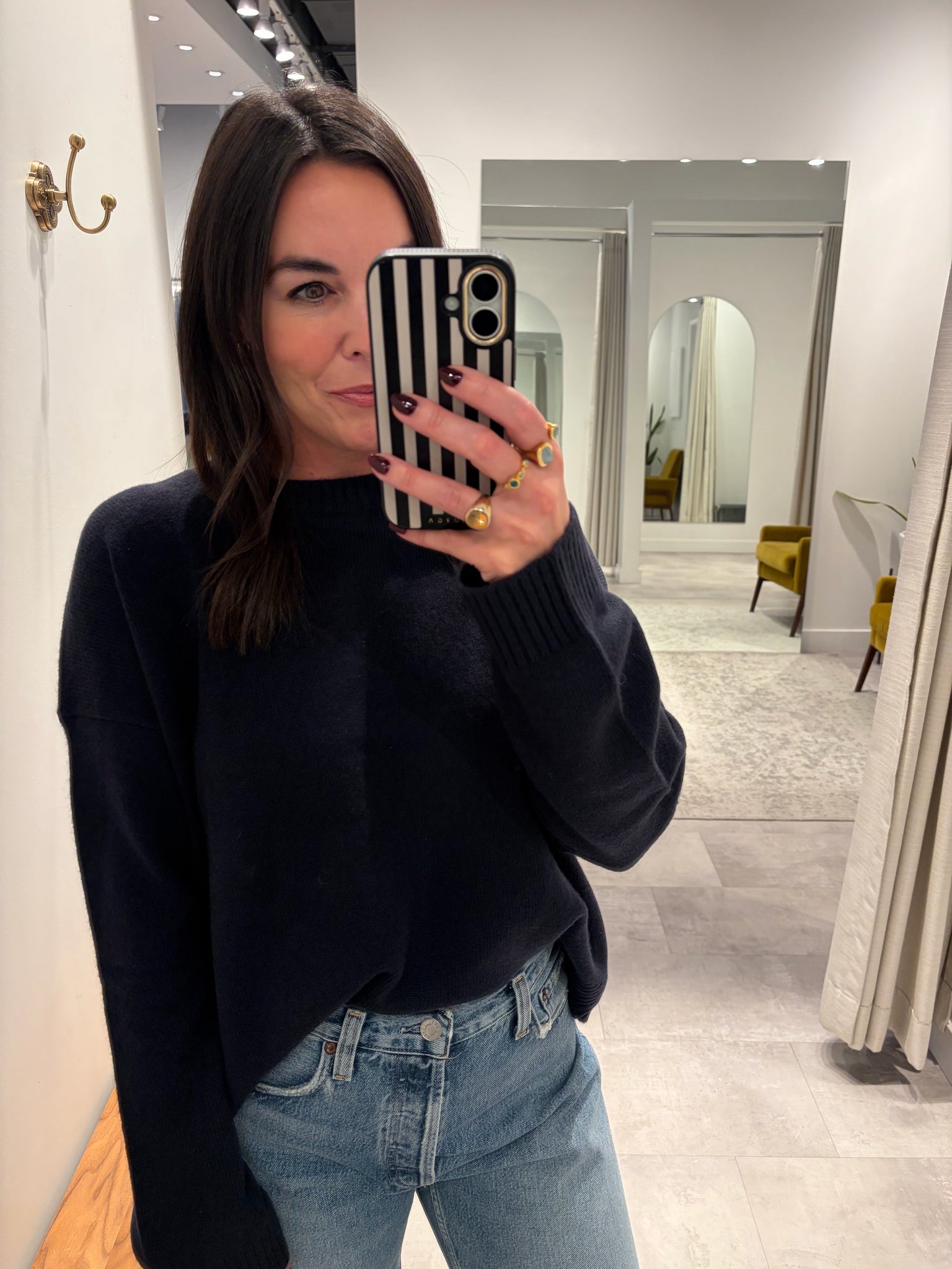 Lela Sweater in Midnight Blue