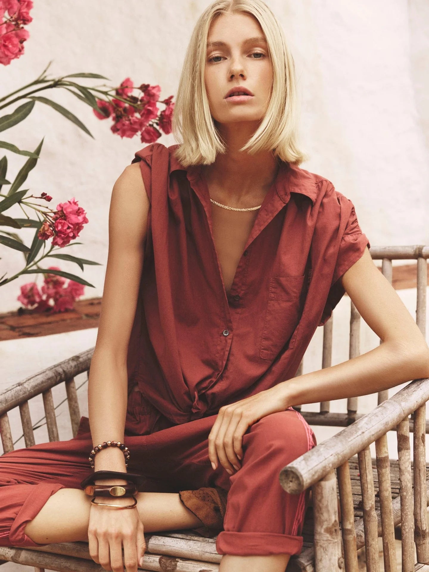 Lexi Shirt in Cinnabar