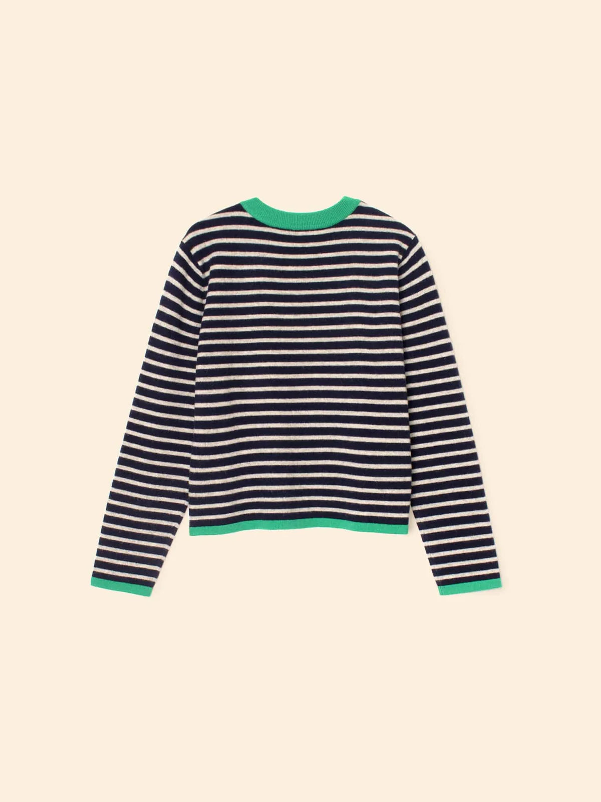 Maxwell Sweater in Navy Stripe