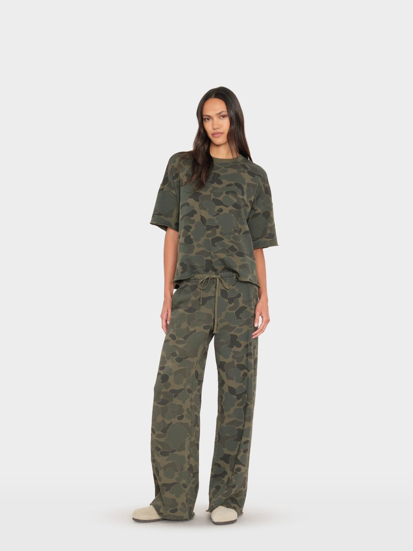 Renzo Sweatpant in Camo Sage