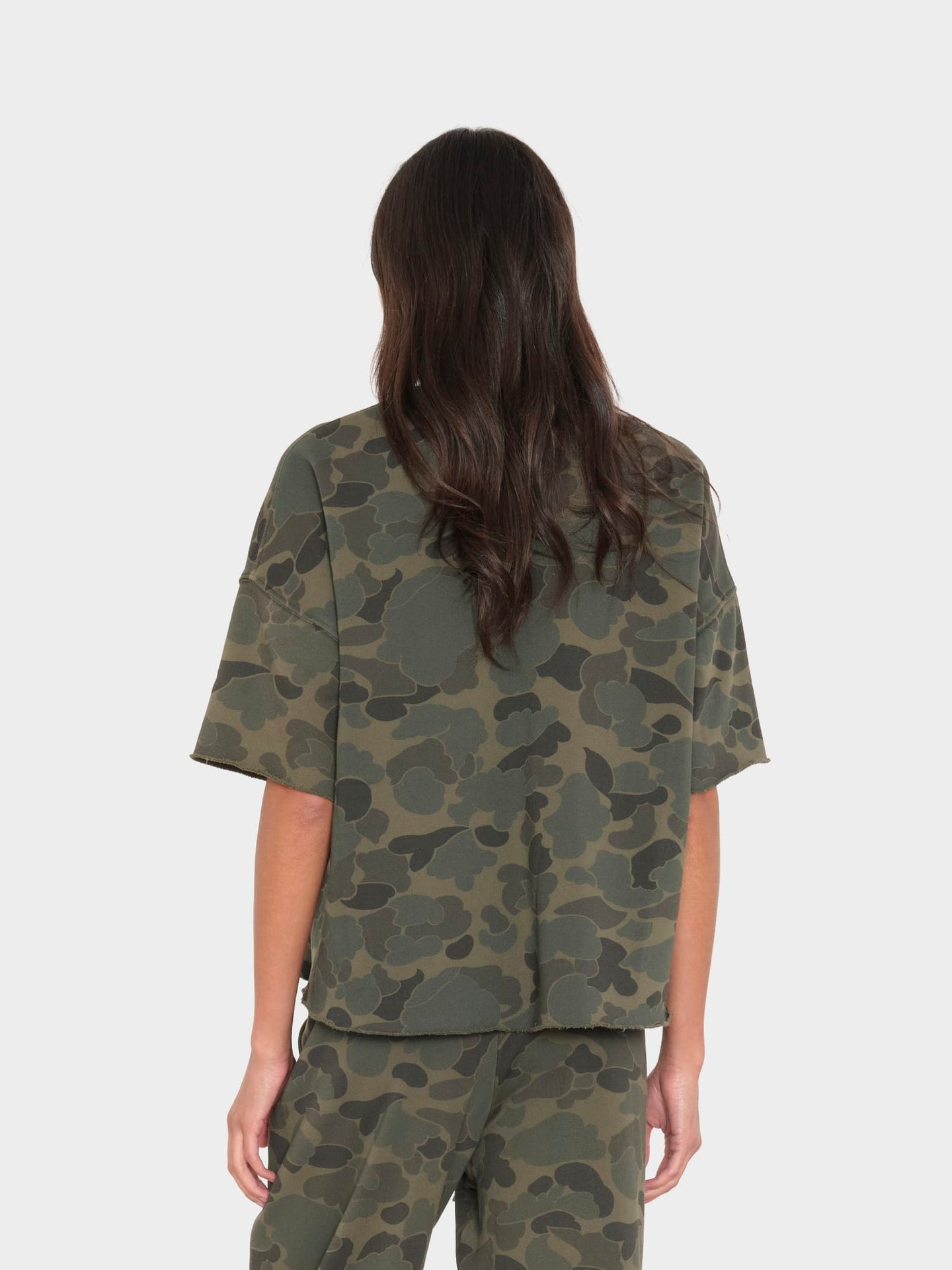 Romeo Tee in Camo Sage