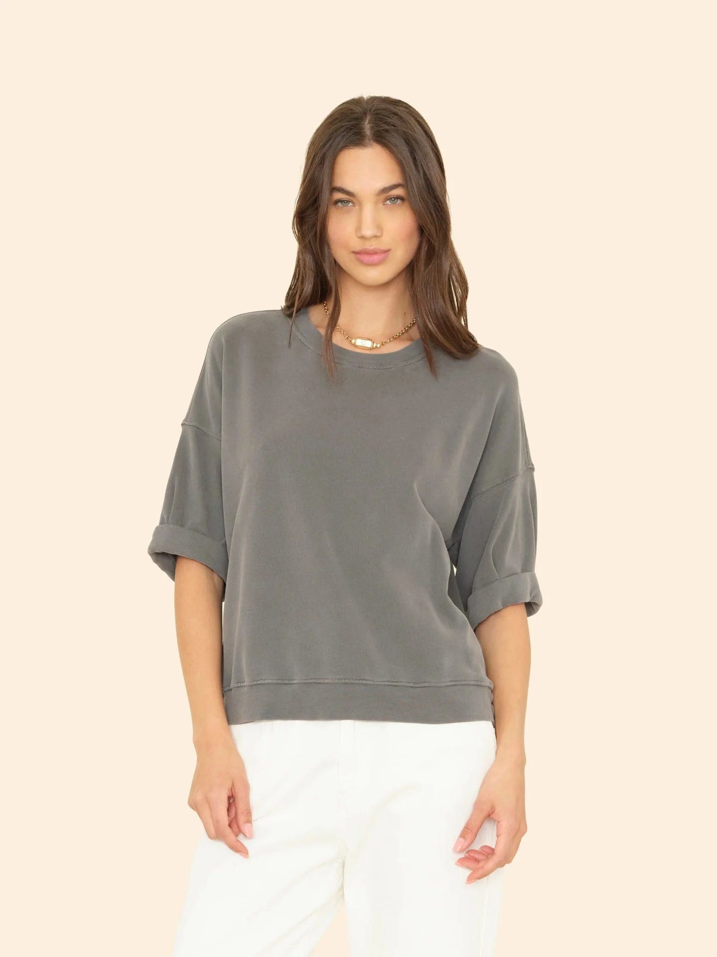 Trixie Sweatshirt in Asphalt