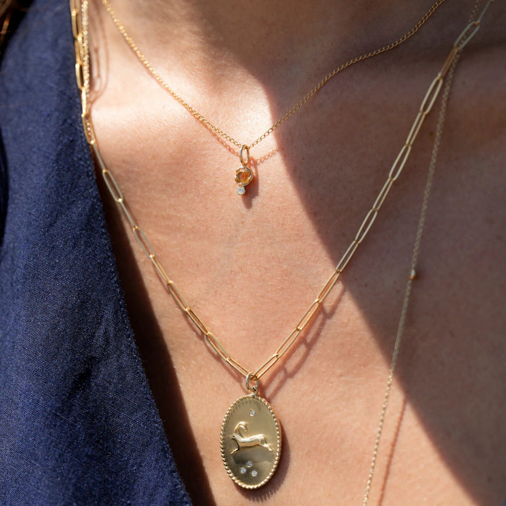 Garnet Birthstone Amulet | January