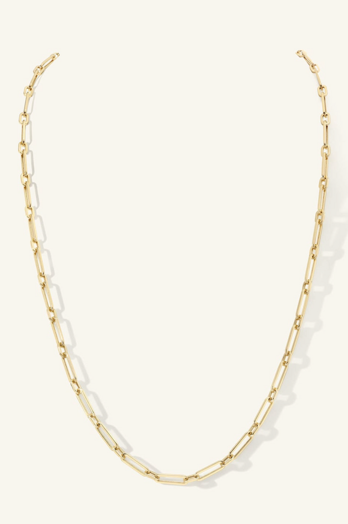 Maayan Paperclip Chain Necklace - 20"