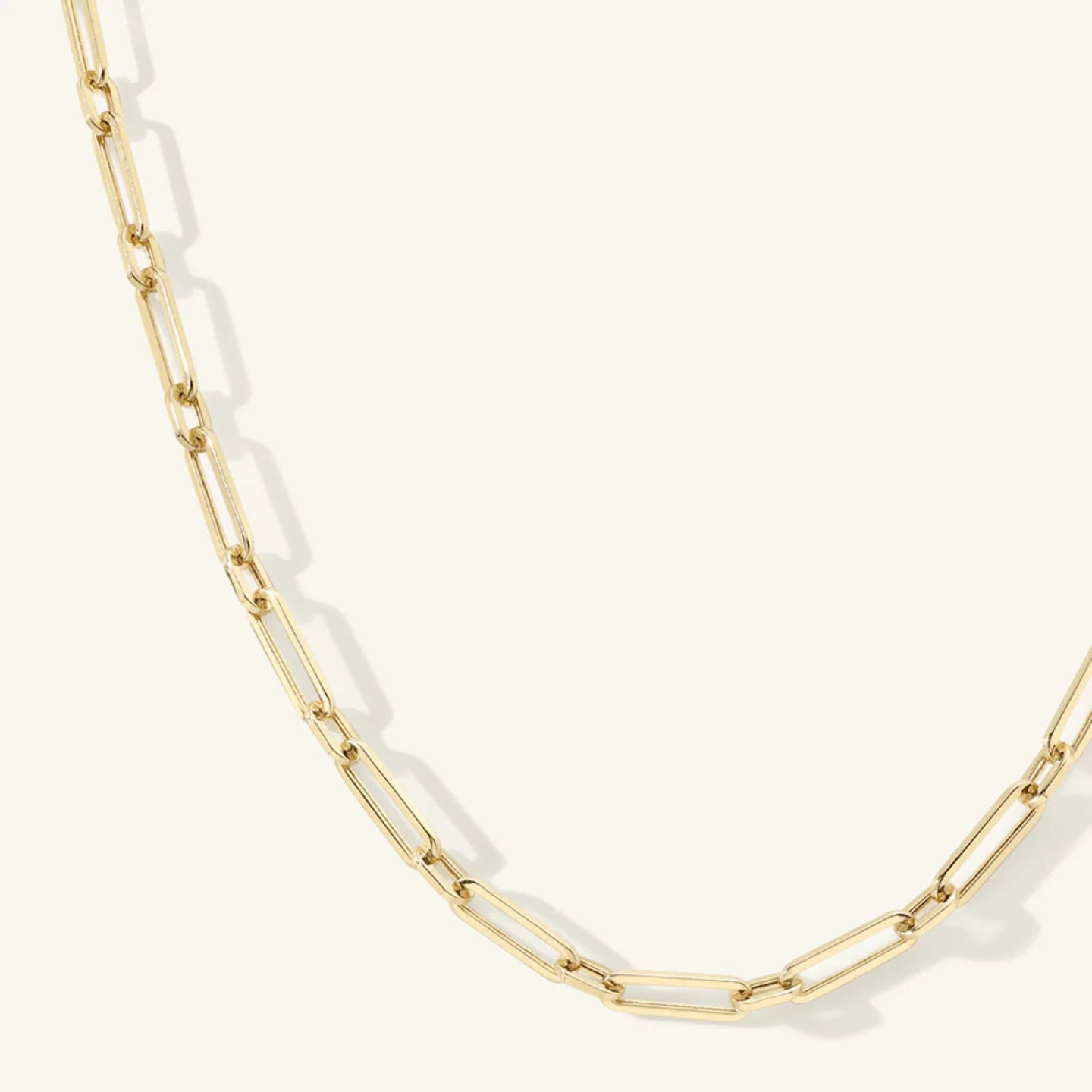 Maayan Paperclip Chain Necklace - 20"