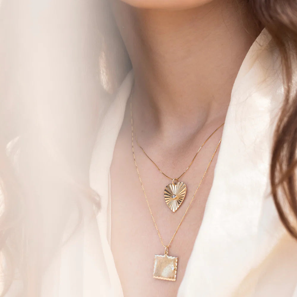 Octagon Tube Chain Necklace | 18"