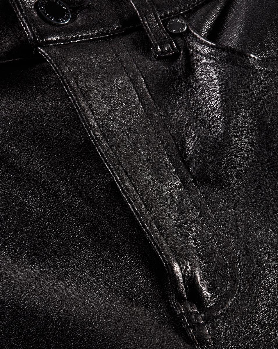 Carson Leather Pant in Black