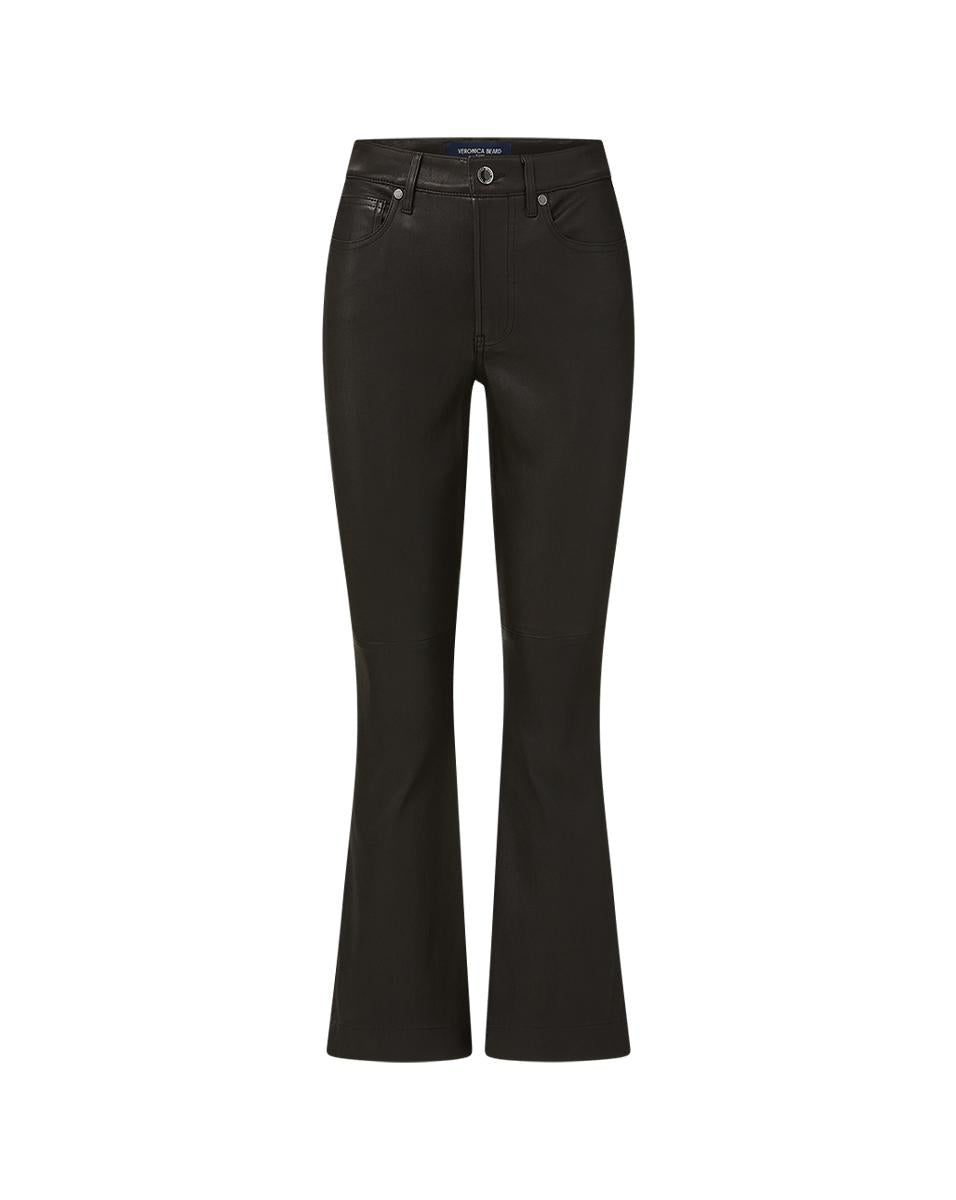 Carson Leather Pant in Black