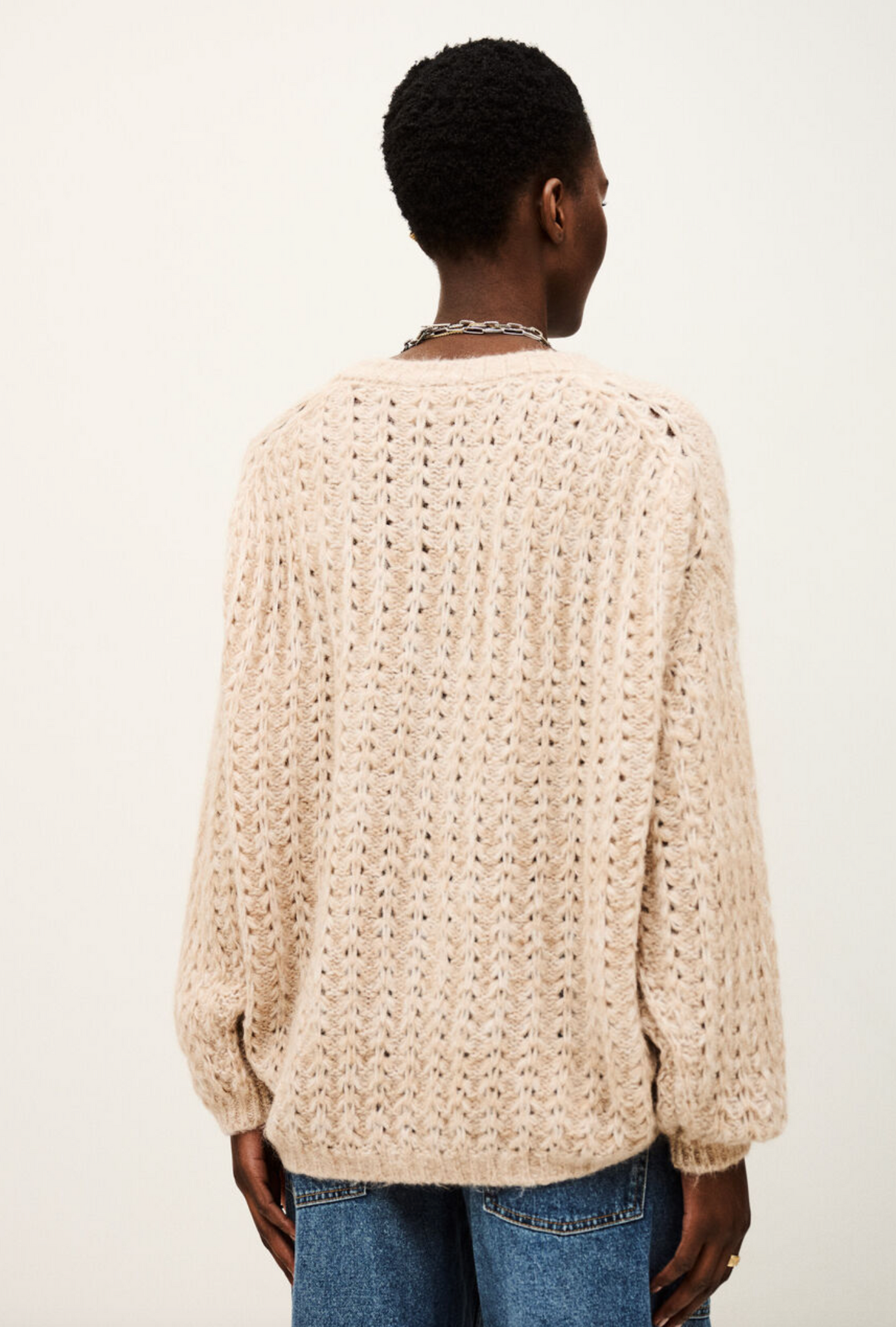 Bosic Cardigan. Beige