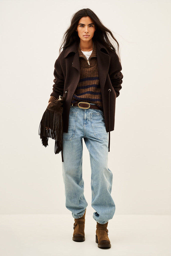 Kam Coat. Chocolate