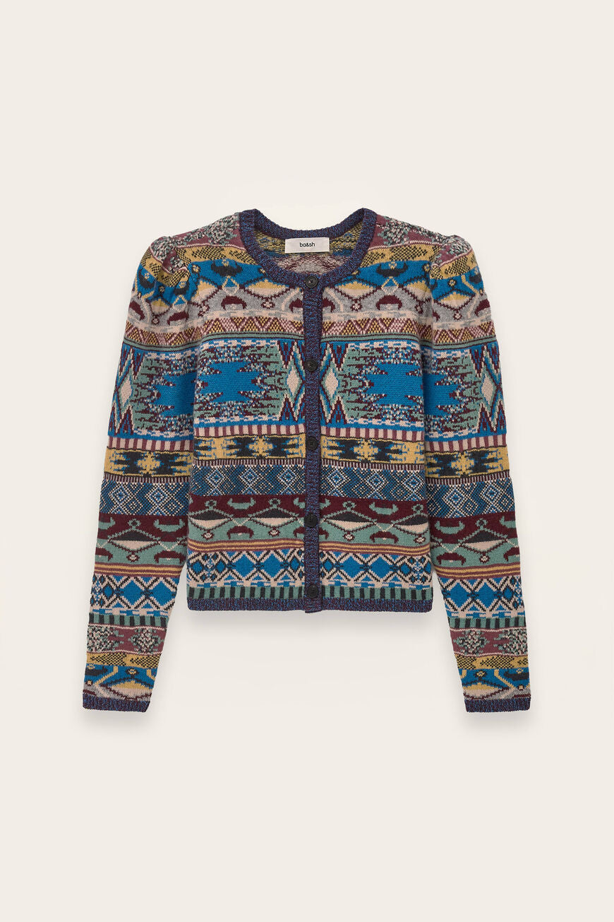 Maja Knit Cardigan. Multico