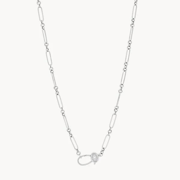 cosmic love necklace in sterling silver