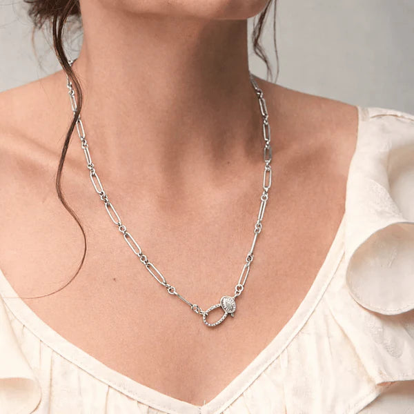 cosmic love necklace in sterling silver