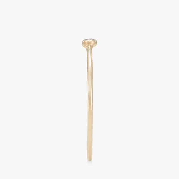 family april birthstone stacking ring in 10k solid gold