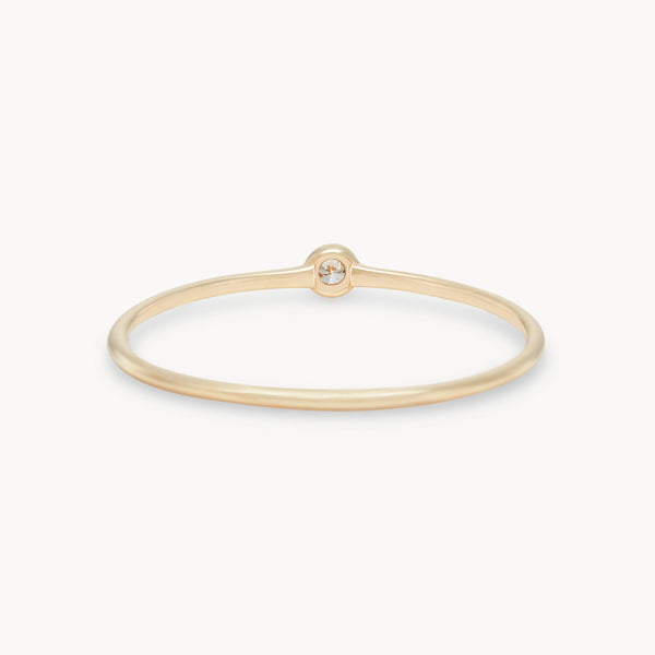 family april birthstone stacking ring in 10k solid gold