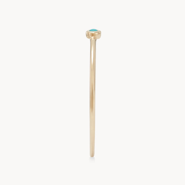 family december birthstone stacking ring in 10k solid gold