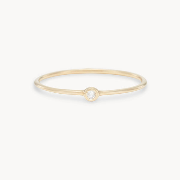 family june birthstone stacking ring in 10k solid gold