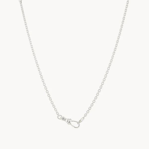 magic maker charm collector clasp necklace in sterling silver